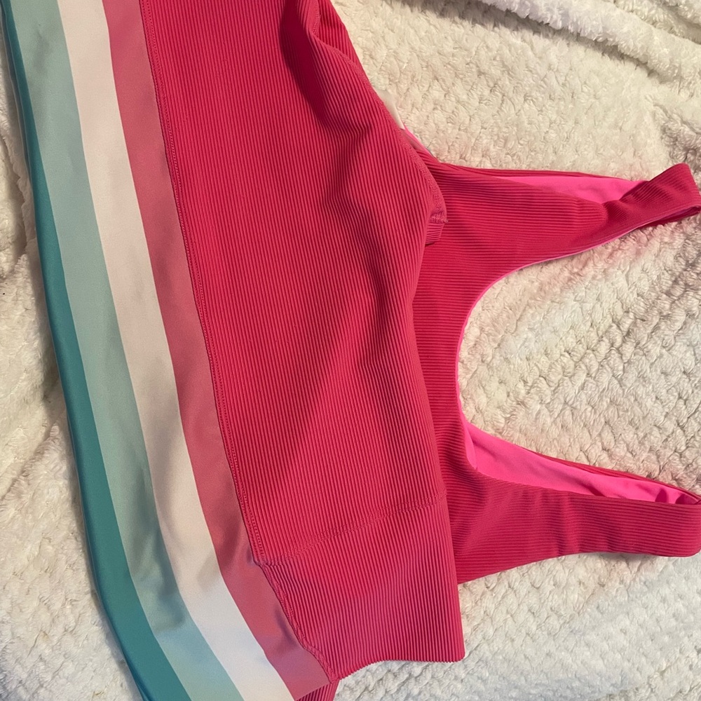 Beach Riot Pink Colorblock Set - Picture 6 of 6